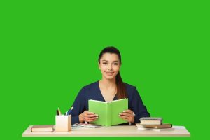 Green Screen for Online Education Videos