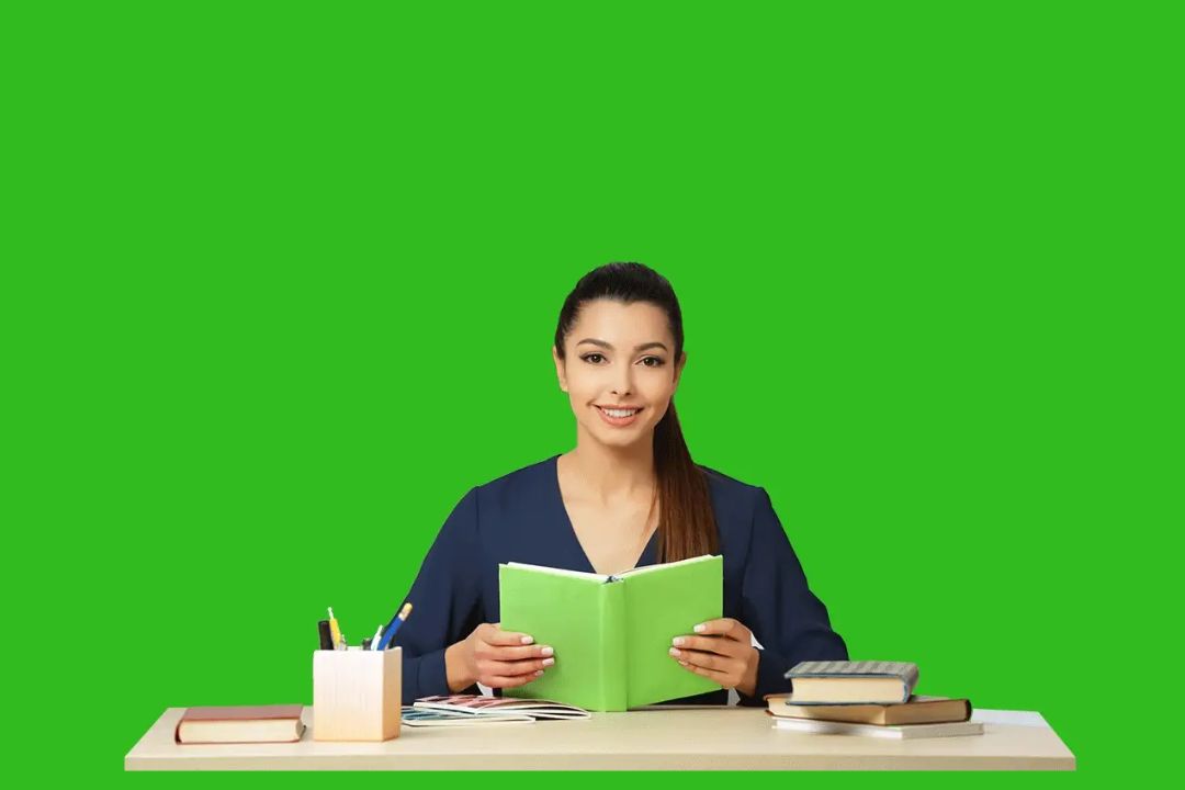 Green Screen for Online Education Videos